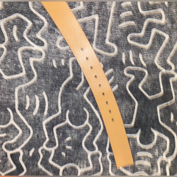 Jill Sander brown tan nude classy belt curved shape - Picture 2 of 13